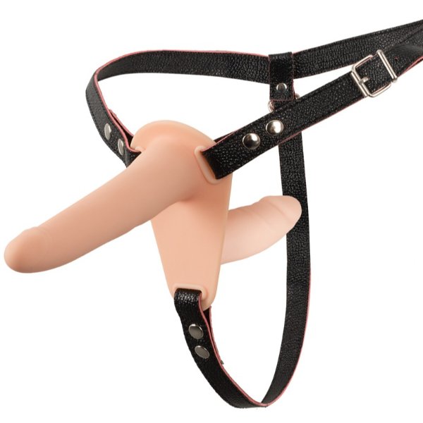 Strap on Vibrating Double