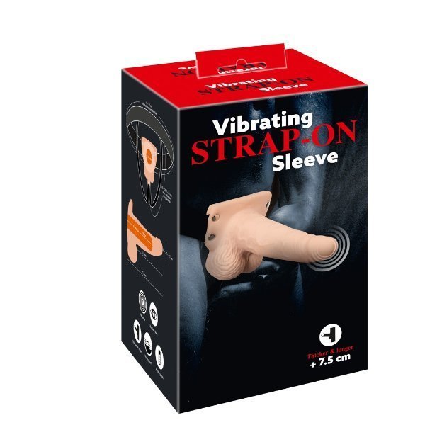 Strap On Vibrating Sleeve