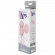 Vibracijske kroglice roza barve v embalaži.