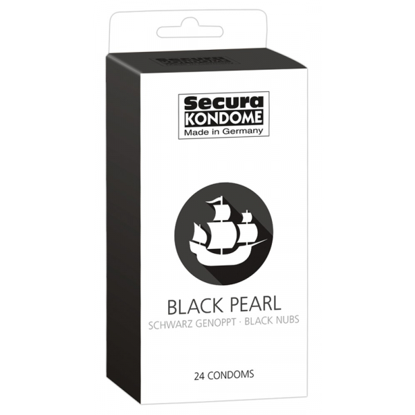 Kondomi Secura Black Pearl