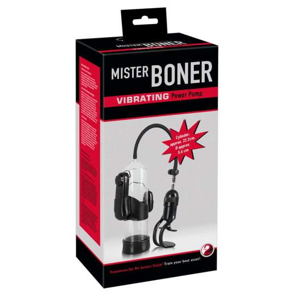 Erekcijska črpalka Mister Boner Vibrating Power Pump