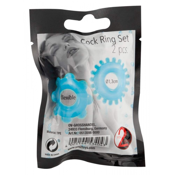 Komplet Erekcijskih Obročkov Cock Ring Set